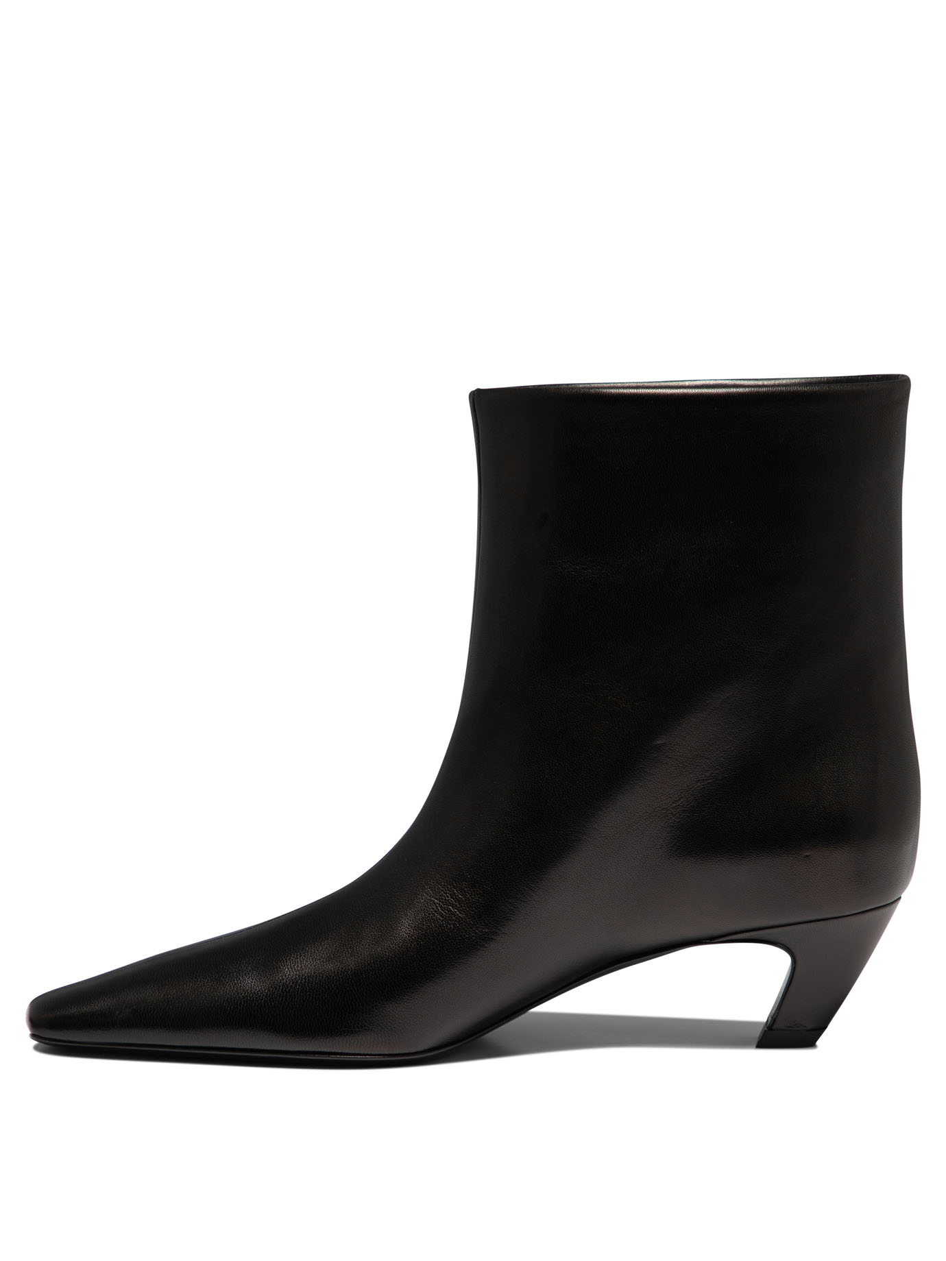 KHAITE Black   Ankle boots